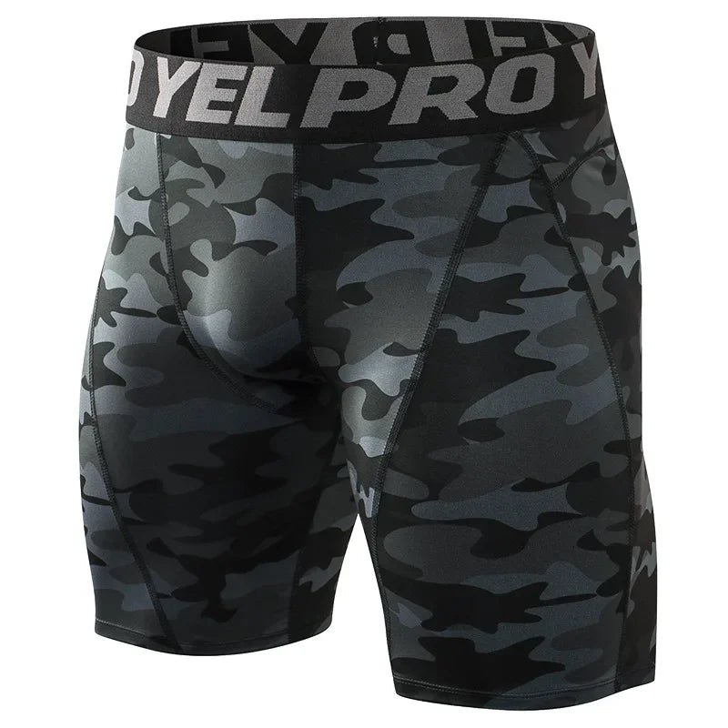 Men's Sport Fitness Compression Shorts Running Training