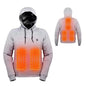 Men's/Women's 5 Heating Zones Heated Jacket