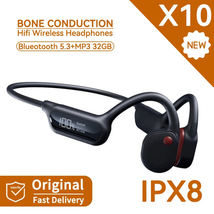 IPX8 Waterproof Bluetooth 32G Bone Conduction Headphone