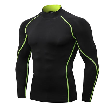 Compression Shirts Long Sleeve Quick Dry Turtleneck