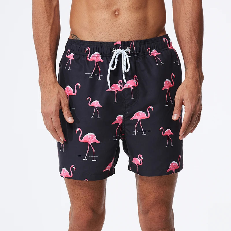 Quick Dry Summer Mens Swimwear Beach Shorts