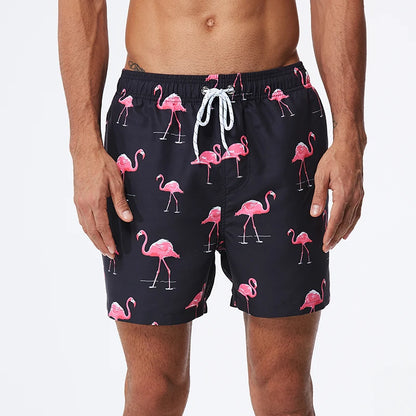 Quick Dry Summer Mens Swimwear Beach Shorts
