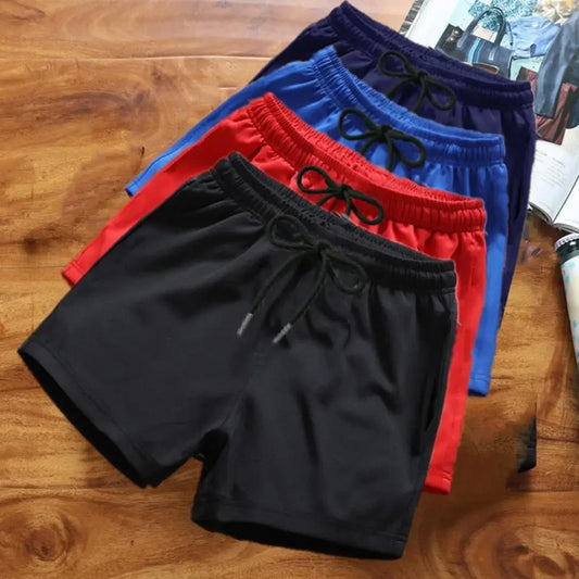 Men's Sports Gym Shorts Elastic Drawstring Waist