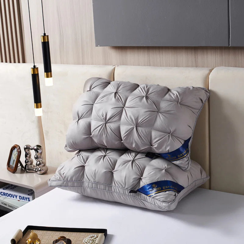 2-Piece Pillow Set, Soft Bed Pillows