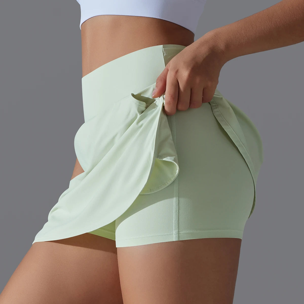 Outdoor Sports Yoga Skirt Badminton Tennis Skirt