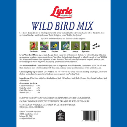 Wild Mix Bird Seed 20 lb Nutrition Feeders