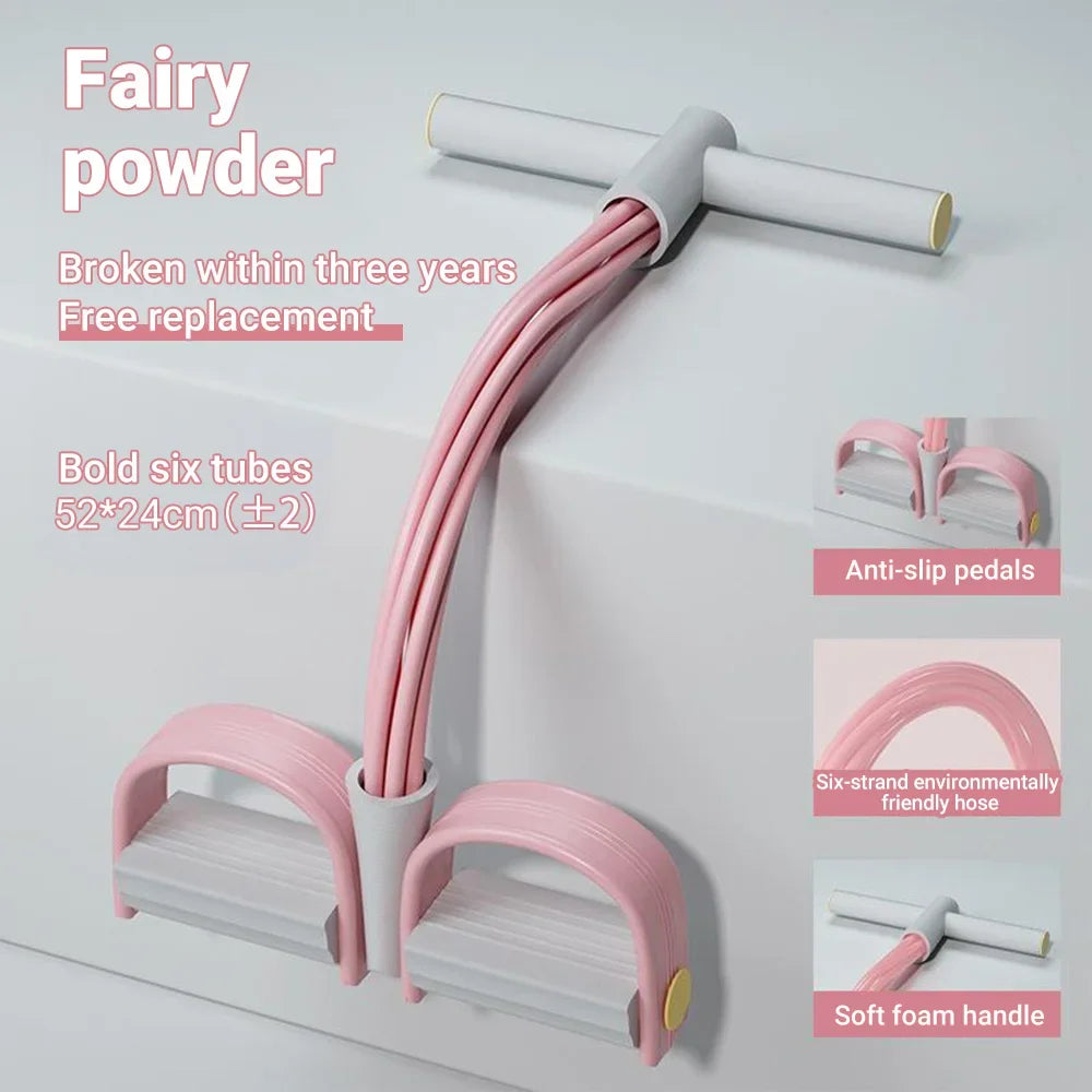 6-Tube Resistance Band Multi Function Bands