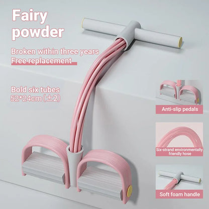 6-Tube Resistance Band Multi Function Bands