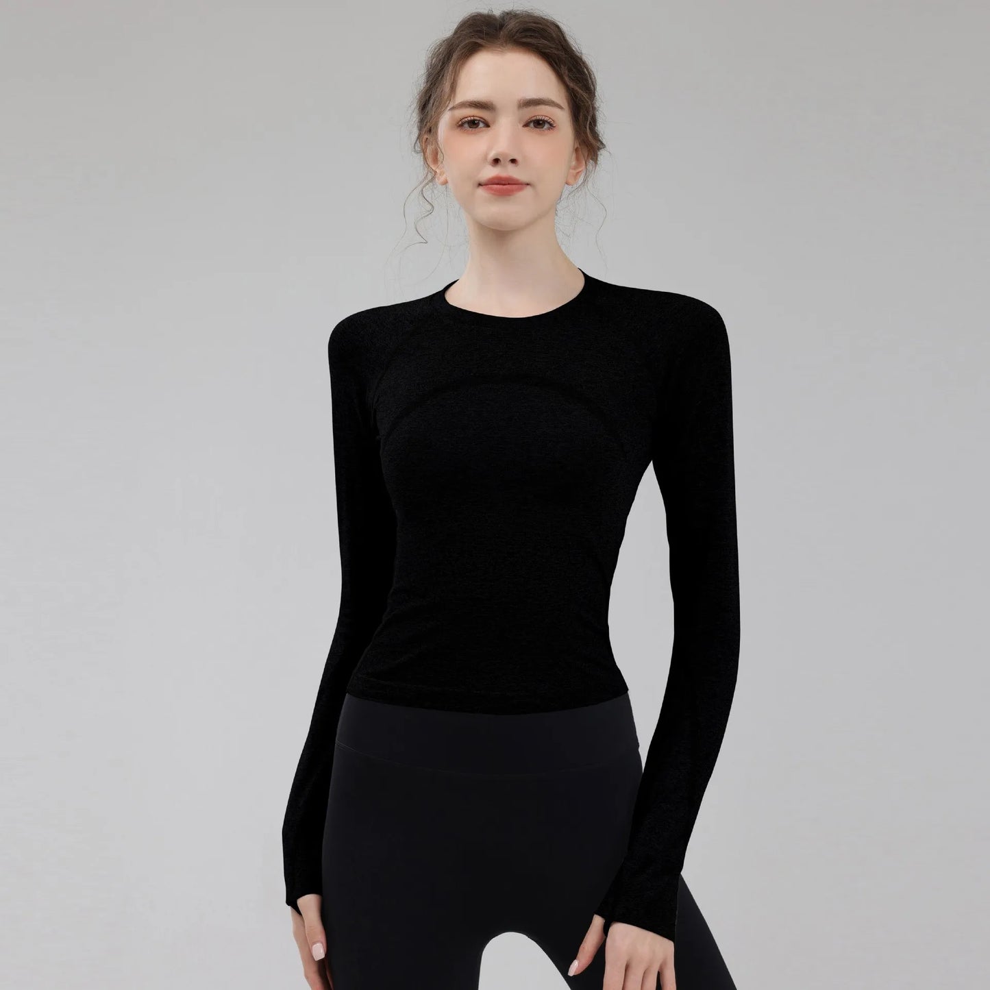 Women's Long Sleeve Yoga Shirts Sport Top