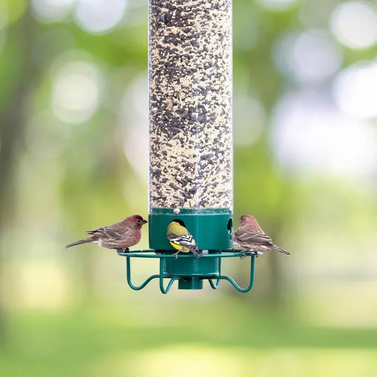 home.YF-M Yankee Flipper Squirrel-Proof Wild Bird Feeder With Weight Activated Rotating Perch - 5Lbs Seed Capacity