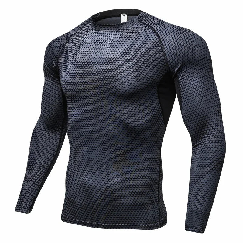 Men's Fitness Running Training Long-Sleeved Shirts