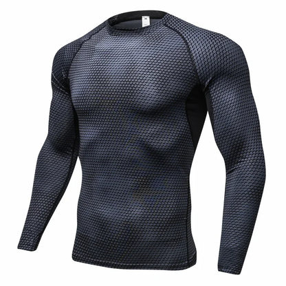 Men's Fitness Running Training Long-Sleeved Shirts