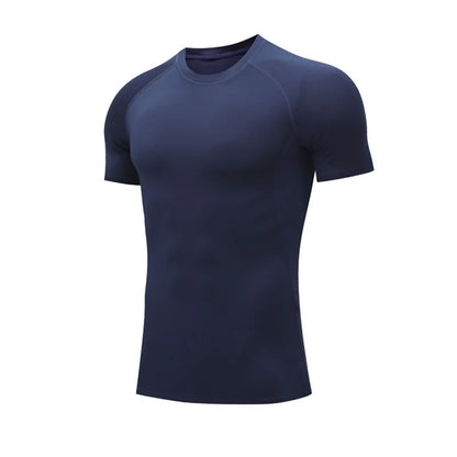 Unisex Short Sleeve Compression T-Shirt Quick Dry