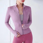 Fitness Sports Jacket Women's Zipper Long-sleeved