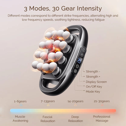 16-Head Fascia Gun High-Frequency Massager