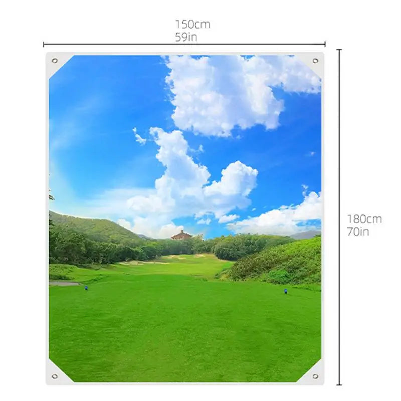 Indoor Golf Ball Hitting Training Cloth Screens