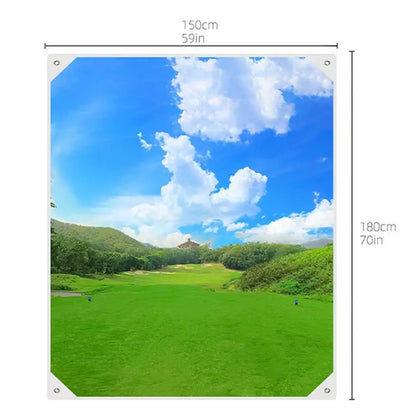 Indoor Golf Ball Hitting Training Cloth Screens