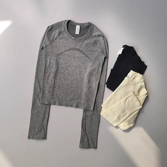 Women's Long Sleeve Yoga Shirts Sport Top