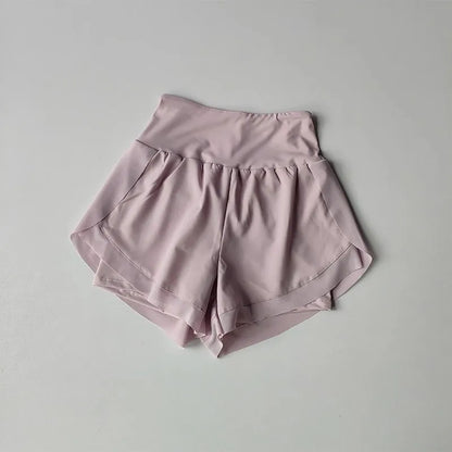 Summer Women's Sports Shorts Mesh 2 In 1