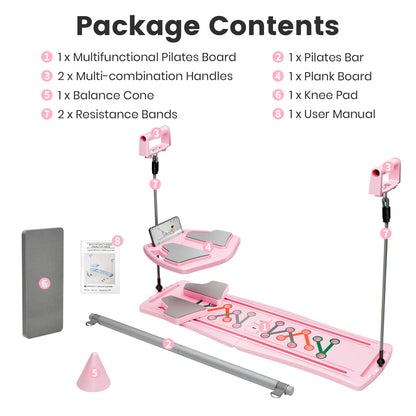 7-in-1 Portable Foldable Pilates Exercise Board