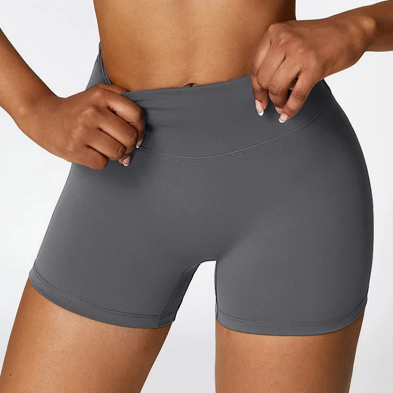 Women's sports Yoga Fitness shorts High Waist