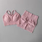 2 Pcs Yoga Sets Women High Waist