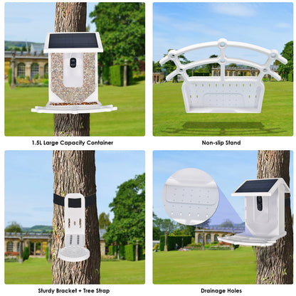 Smart Bird Feeder with Camera, Feeding House