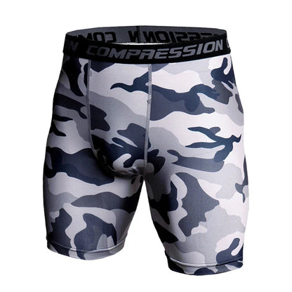 Compression Shorts 3D Print Camouflage Men's Tights
