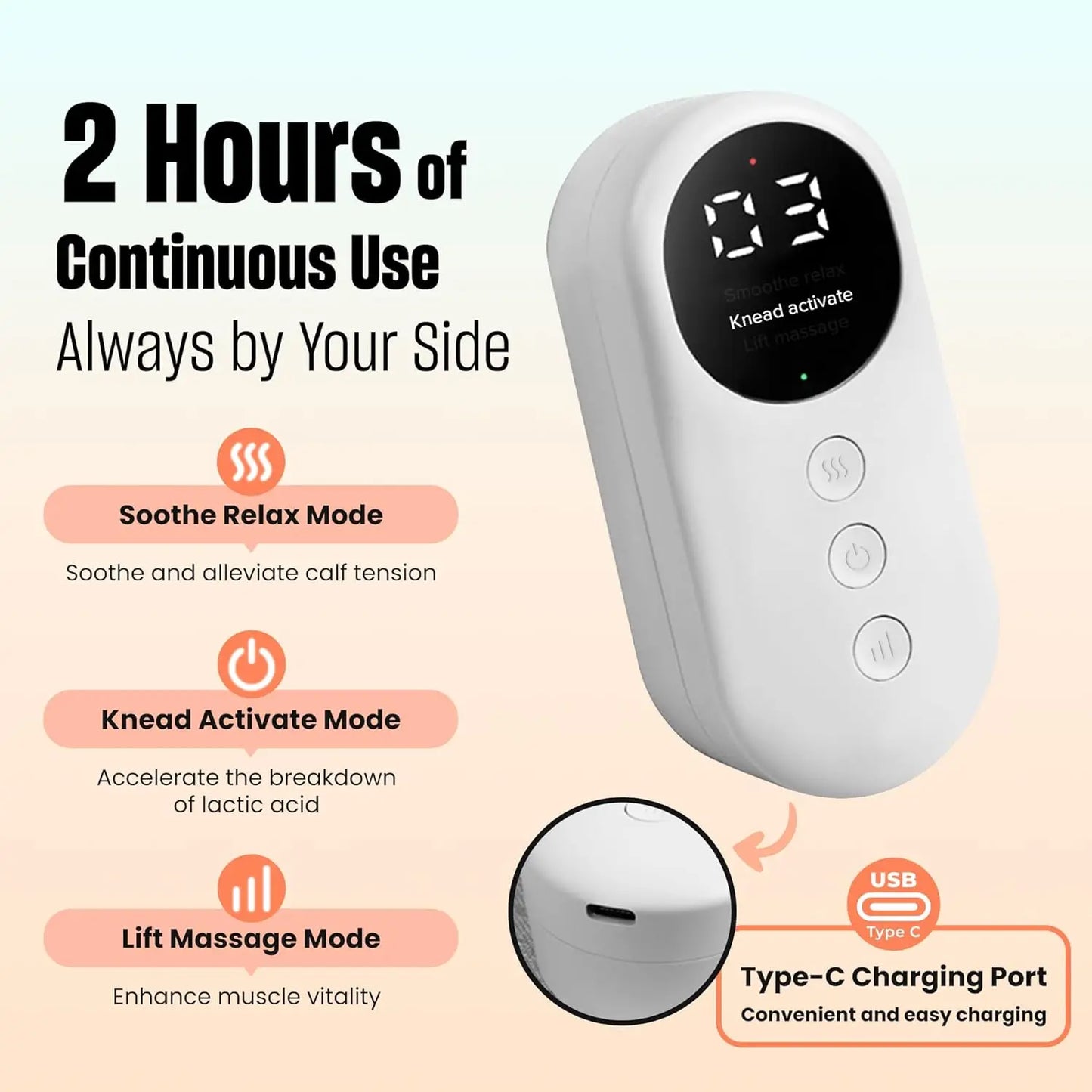Leg/calf Massager with Heat and Compression