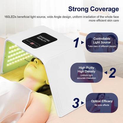LED Mask Skin Rejuvenation Photon Therapy Lamp