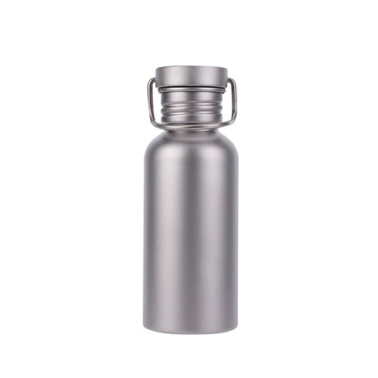 500/600/750ml Titanium Water Bottle with Lid Portable