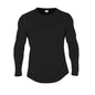 Plain Cotton Breathable Long Sleeve Gym Clothing