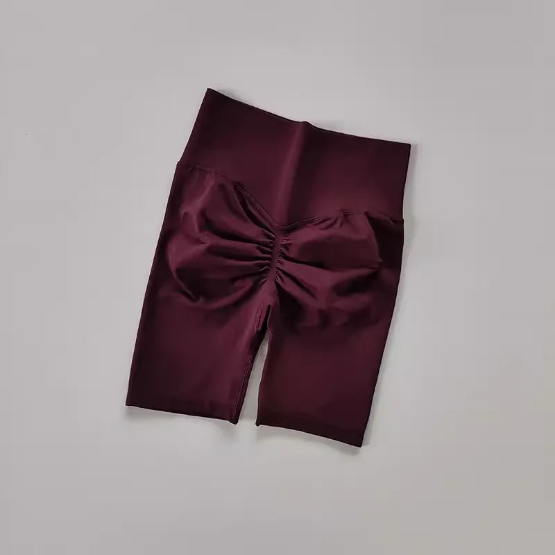 Summer Women's Yoga Shorts High Waist Fitness