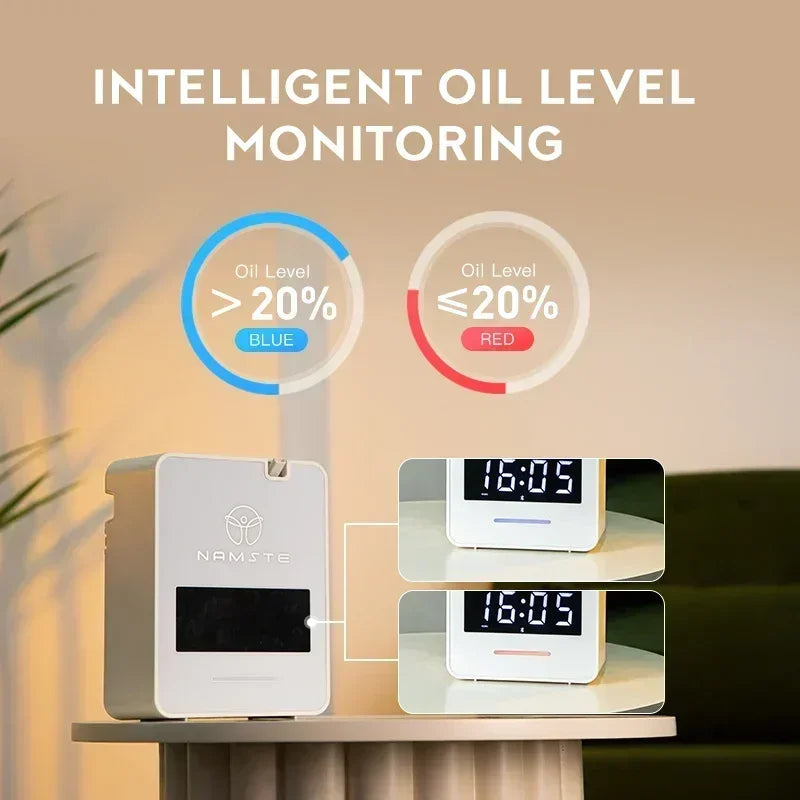 Aroma Diffuser With Clock Air Freshener Machine
