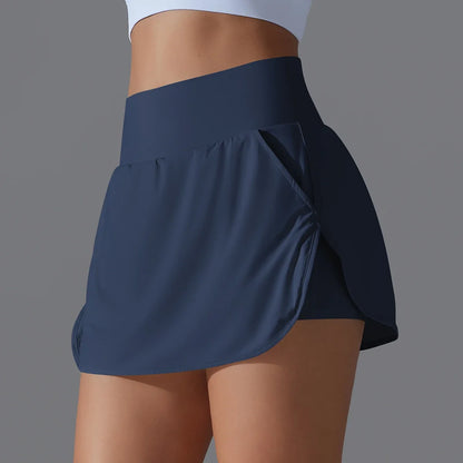 Outdoor Sports Yoga Skirt Badminton Tennis Skirt