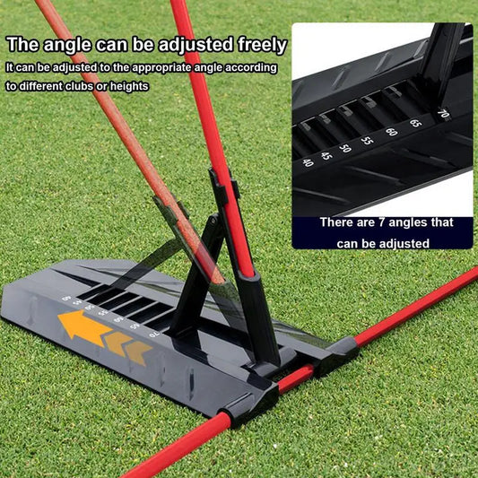 Golf Swing Alignment Practice Rod & Stick Holder