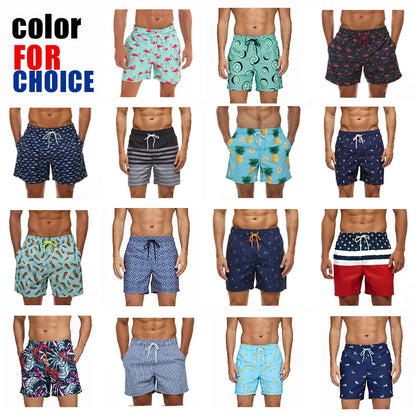 Quick Dry Summer Mens Swimwear Beach Shorts