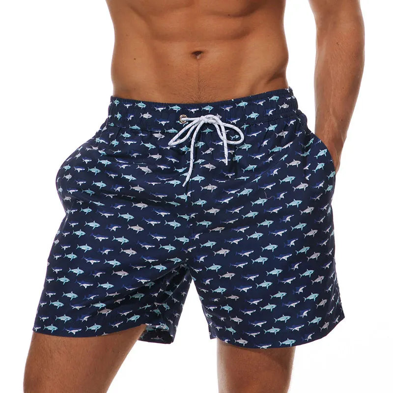 Quick Dry Summer Mens Swimwear Beach Shorts