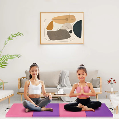 Folding Gymnastics, Exercise, Tumbling, Portable, Thick Mats