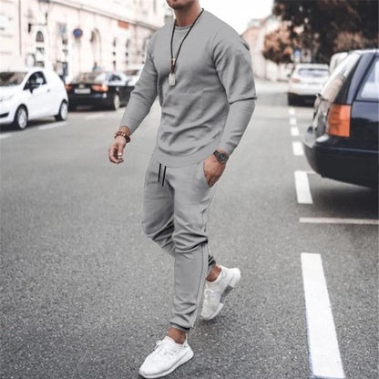 Men's Two Piece Set Running Sweatshirt+Sweatpants
