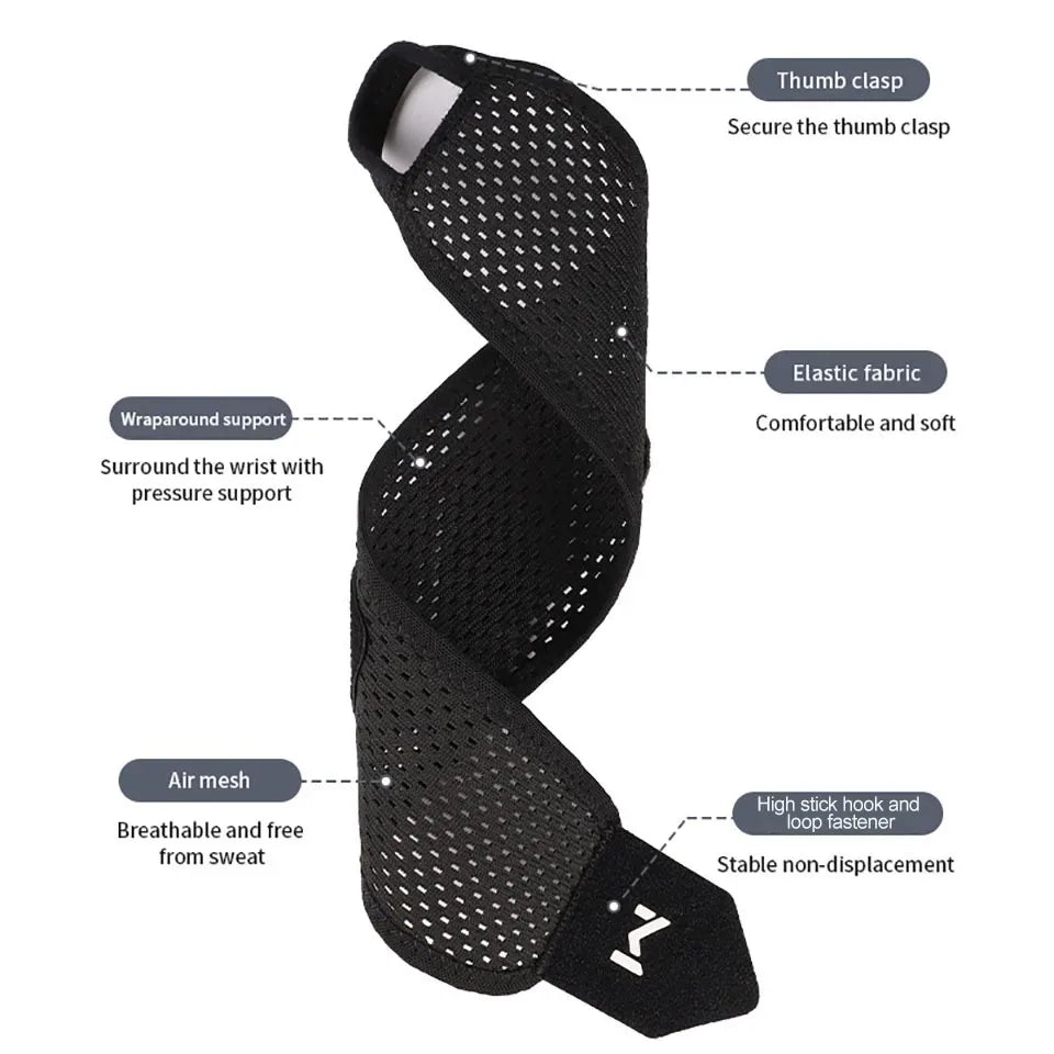 Breathable Wrist Support Brace for Gym/Work