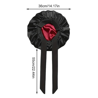 Silk Satin Hair Cap For Sleeping Bonnets