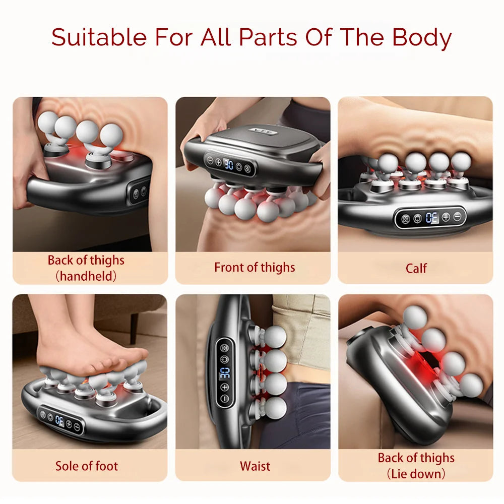 16-Head Fascia Gun High-Frequency Massager