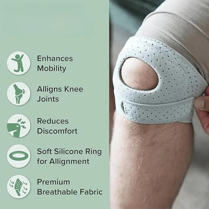 Patella Knee Support Adjustable Knee Compression Sleeve