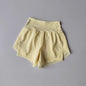 Summer Women's Sports Shorts Mesh 2 In 1