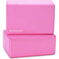 High Density Yoga Blocks, 9"x6"x4" Each, Pair
