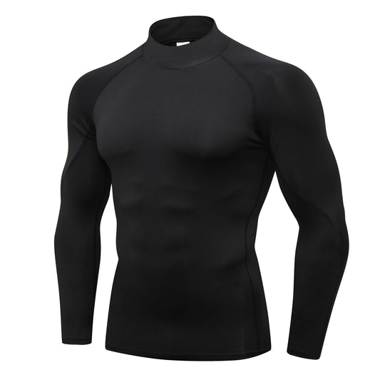Compression Shirts Long Sleeve Quick Dry Turtleneck