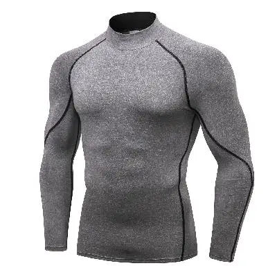 Compression Shirts Long Sleeve Quick Dry Turtleneck