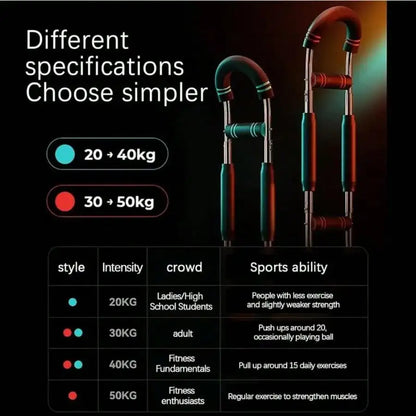 Adjustable Shaker Twister Arm, Chest & Forearm Trainer