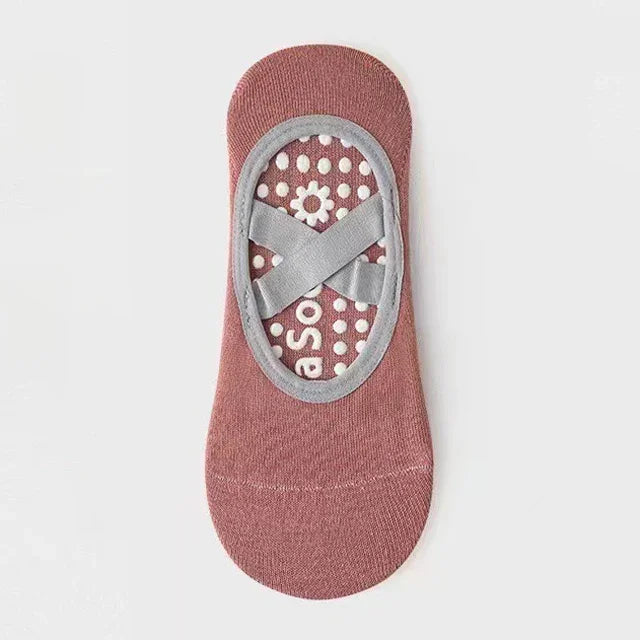 Breathable Towel Bottom Yoga Socks Women Silicone